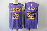 Lakers 23 Lebron James 2019 City Edition Nike Swingman Jersey,baseball caps,new era cap wholesale,wholesale hats